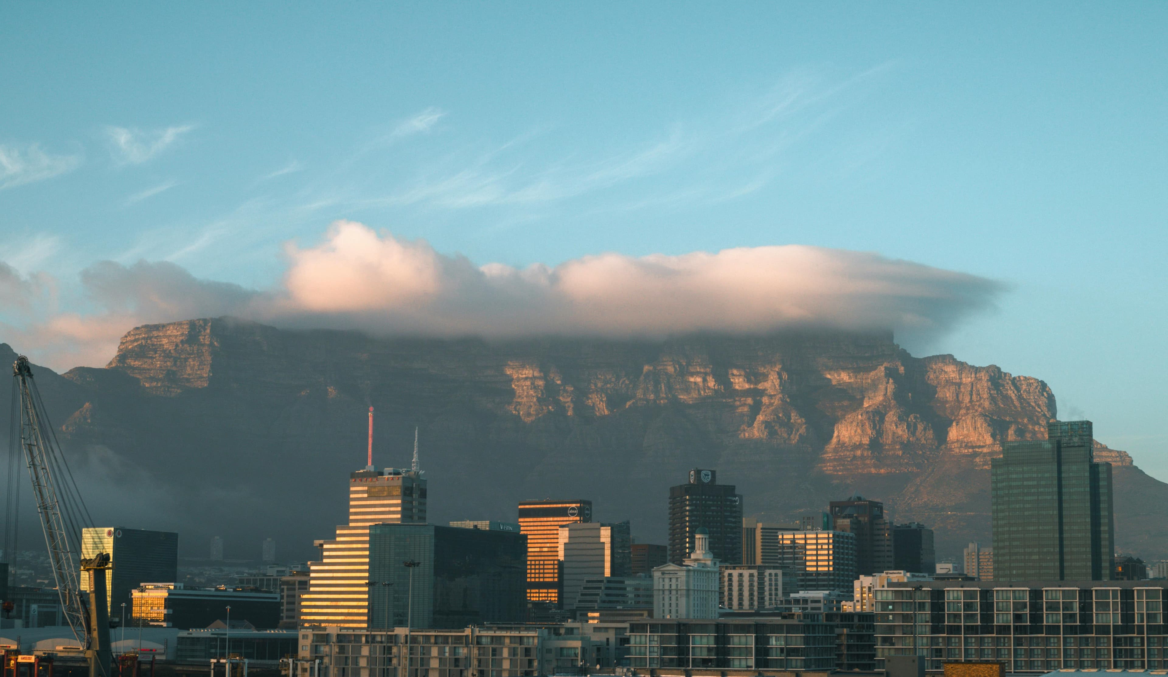 Table Mountain with the city in view.